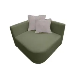 Sofa Zuri in Struktur Gr&uuml;n