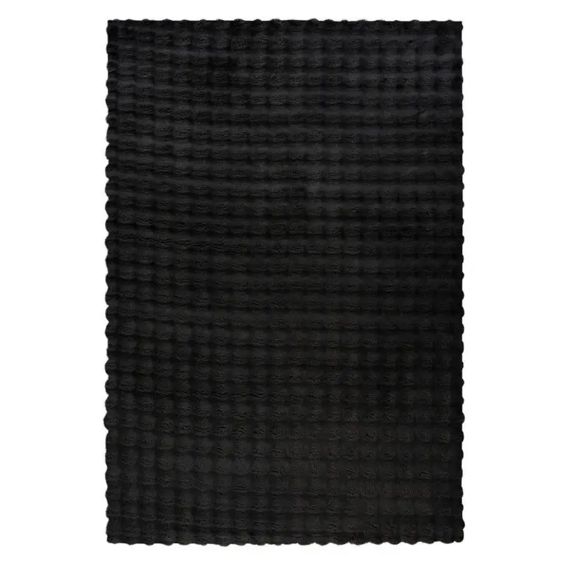 Hochflorteppich 200/290 cm Hailey Schwarz