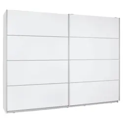 Schwebet&uuml;renschrank in Wei&szlig;