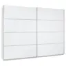 Schwebet&uuml;renschrank in Wei&szlig;