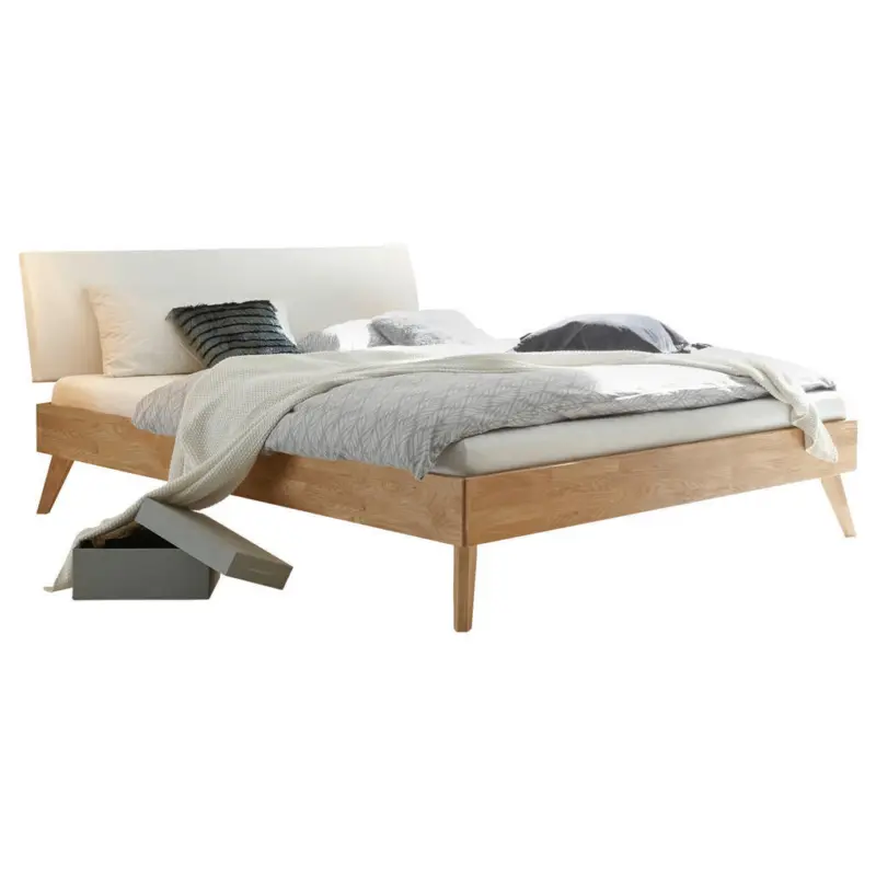 Bett 90/200 cm in Eiche Bianco