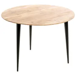 Beistelltisch in Holz, Metall 65/65/46 cm