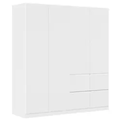 Kleiderschrank in Wei&szlig;