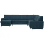 XXXLutz Lauterach - Ihr M&ouml;belhaus bei Bregenz Wohnlandschaft in Chenille Blau