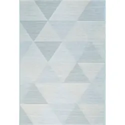 Flachwebeteppich 120/170 cm Amalfi Blau, Hellblau