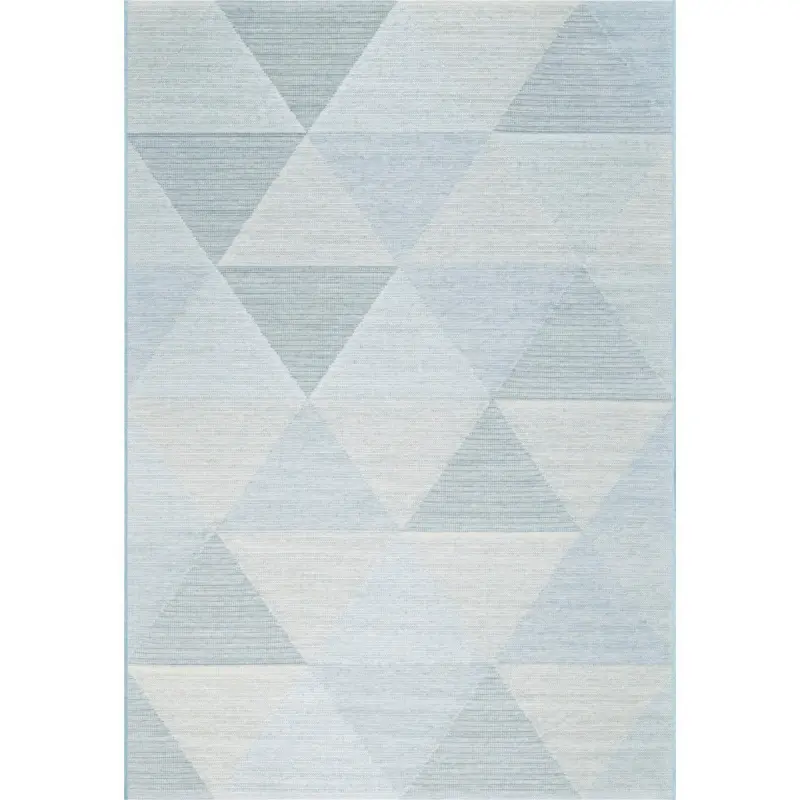 Flachwebeteppich 120/170 cm Amalfi Blau, Hellblau