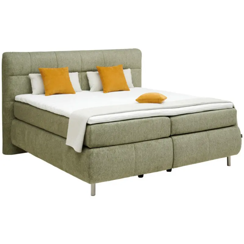 Boxspringbett 180/200 cm in Gr&uuml;n