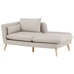 R&eacute;camiere in Leinenoptik Beige