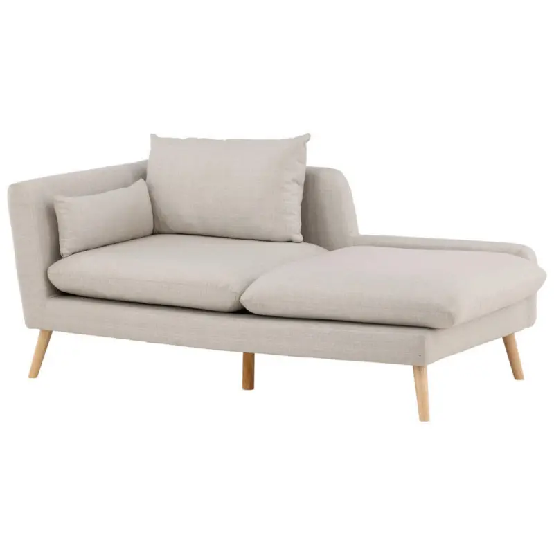 R&eacute;camiere in Leinenoptik Beige