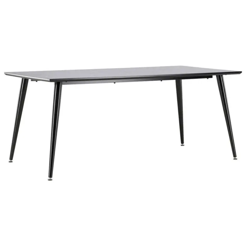 Esstisch in Metall, Holzwerkstoff 180/90/75 cm