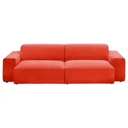 Bigsofa in Chenille Rot