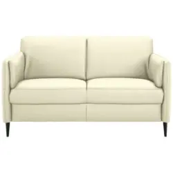 2,5-Sitzer Latina in Echtleder Wei&szlig;