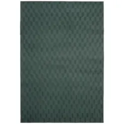 Hochflorteppich 160/230 cm Luna Design Gr&uuml;n