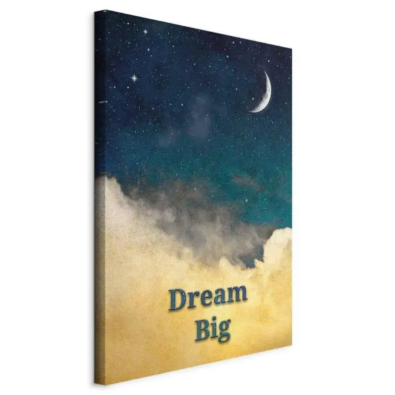 Leinwandbild Text, Nacht, Kinder 40/60/1,2 cm