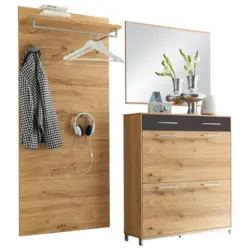 Garderobe 3-teilig in 190/195/31 cm