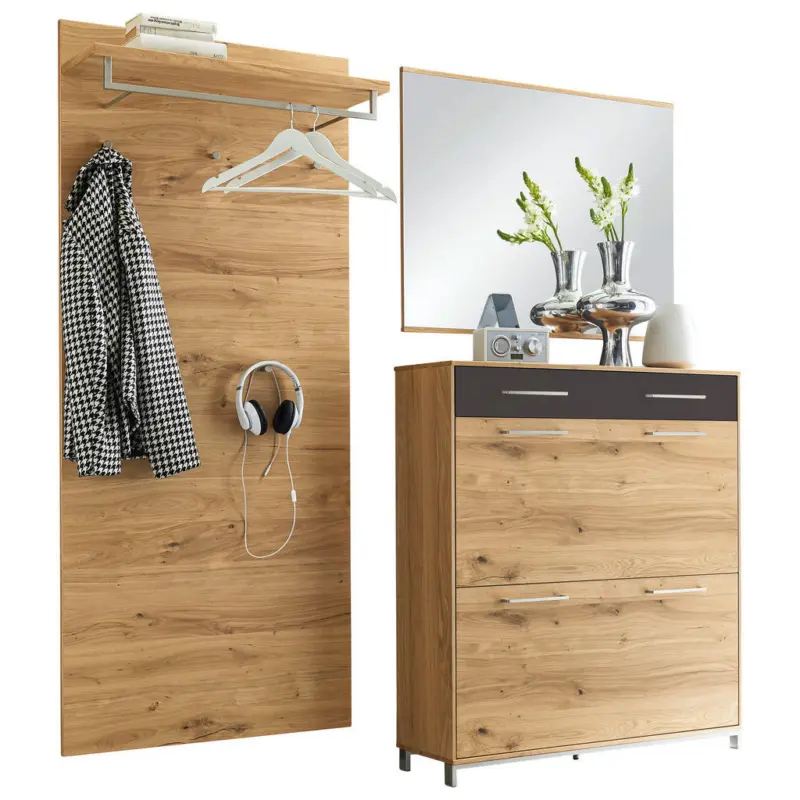 Garderobe 3-teilig in 190/195/31 cm