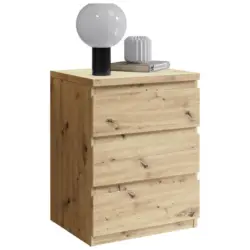 Nachtk&auml;stchen in Eichefarben