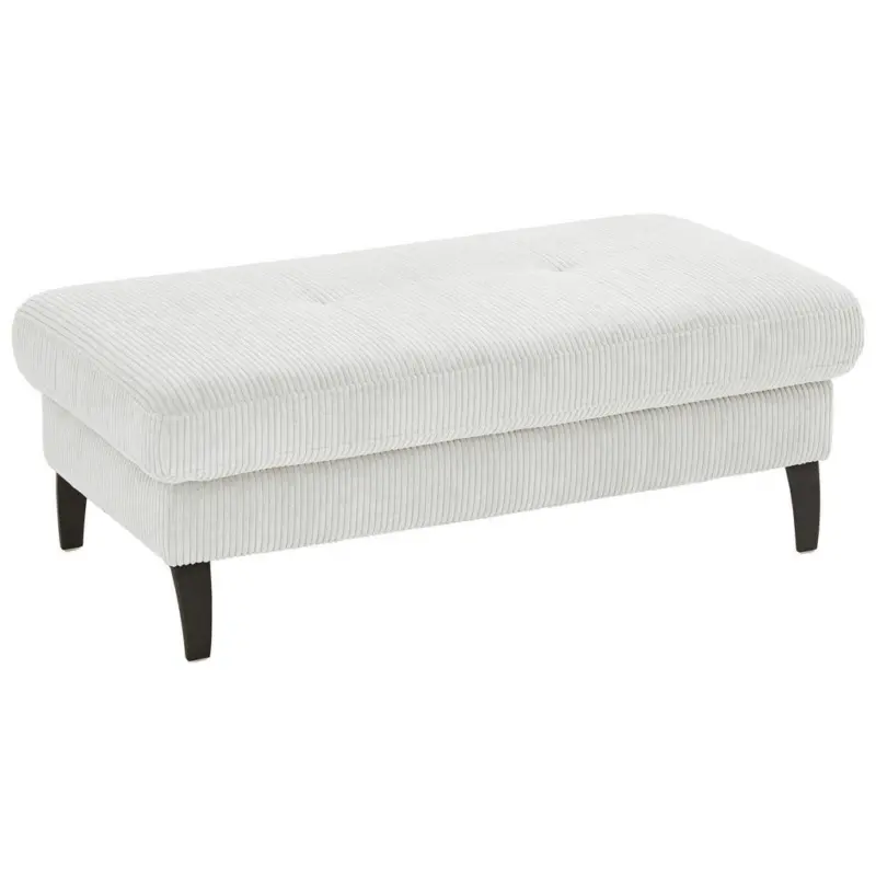 Hocker in Textil Ecru