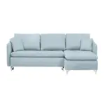 XXXLutz Lauterach - Ihr M&ouml;belhaus bei Bregenz Ecksofa in Flachgewebe T&uuml;rkis 223/146 cm