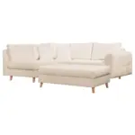 XXXLutz Lauterach - Ihr M&ouml;belhaus bei Bregenz Ecksofa inkl. Hocker Ariella in Boucl&eacute; Wei&szlig; 161/231 cm