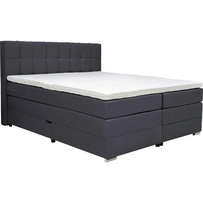 Boxspringbett 160/200 cm in Schwarz