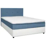 XXXLutz Lauterach - Ihr M&ouml;belhaus bei Bregenz Boxbett 140/200 cm in Wei&szlig;, Hellblau