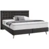 Boxspringbett 180/200 cm in Dunkelgrau