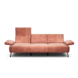 3-Sitzer-Sofa Cosy in Samt Rosa