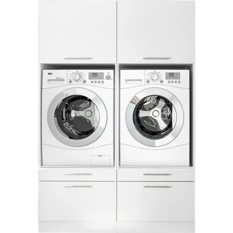 Hauswirtschaftsraum 134,8/200/67,6 cm in Wei&szlig;