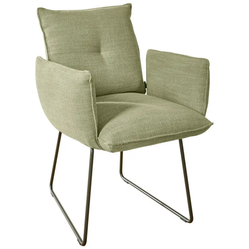 Armlehnstuhl Lederauswahl, Stoffauswahl, inklusive Armlehnen Struktur