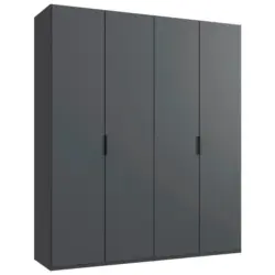Faltt&uuml;renschrank in Graphitfarben