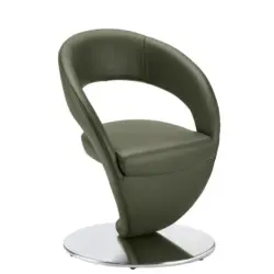 Stuhl Lederauswahl, Stoffauswahl, Sitzfl&auml;che 360&deg; drehbar, Gestellauswahl Mikrofaser