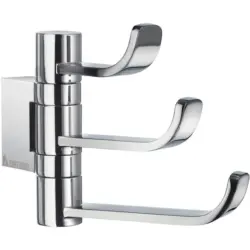 Handtuchhaken in Chromfarben