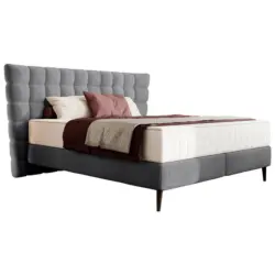 Boxspringbett 160/200 cm in Anthrazit
