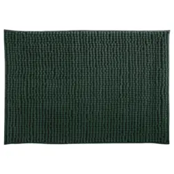 Badteppich Dunkelgr&uuml;n 50/80 cm