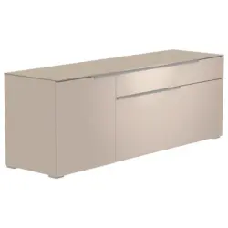 Lowboard Alufarben, Sandfarben 160/58/45 cm