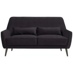 3-Sitzer-Sofa in Mikrofaser Dunkelgrau