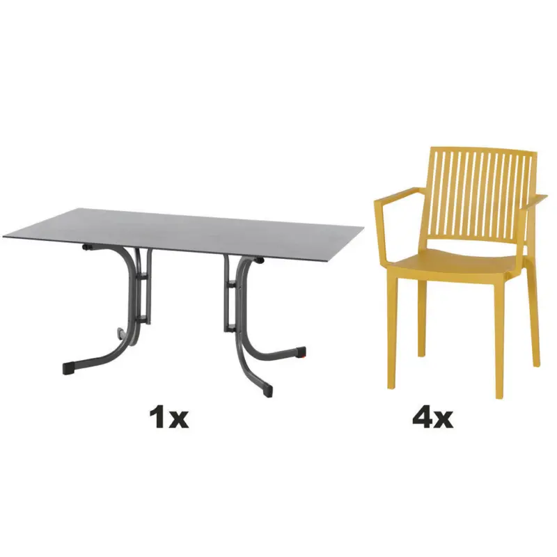 Gartengarnitur 5-teilig