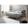 Polsterbett Hellblau 160/200 cm
