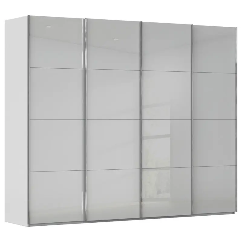 Schwebet&uuml;renschrank in Seidengrau