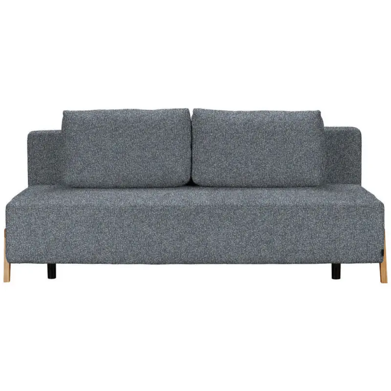 Schlafsofa in Boucl&eacute; Dunkelgrau