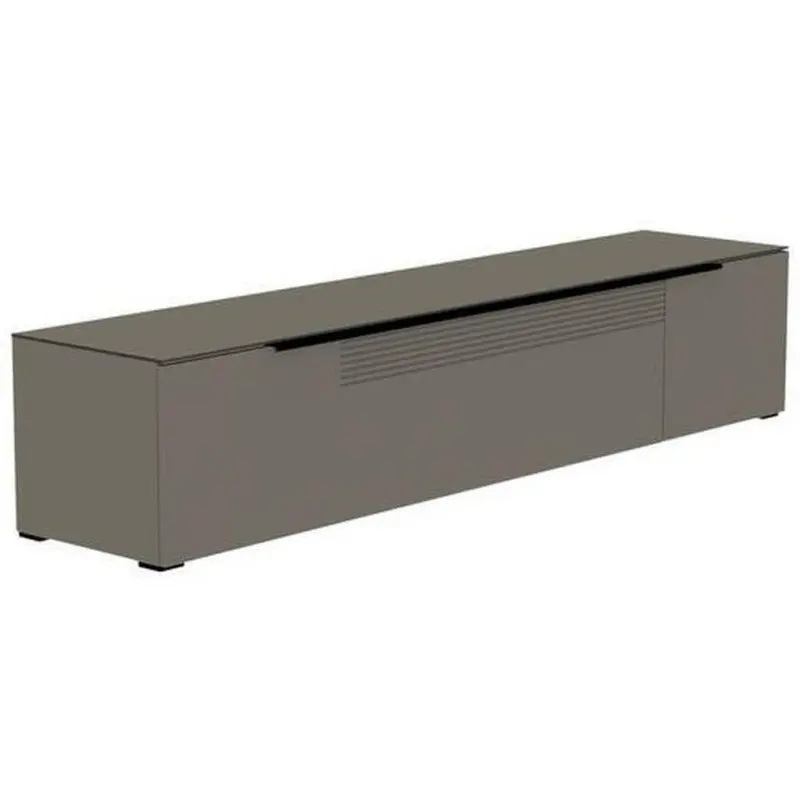 Lowboard Grau, Schwarz 210/43/45 cm