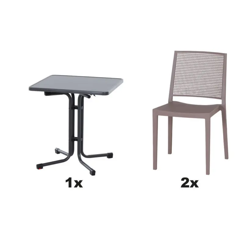 Gartengarnitur 3-teilig