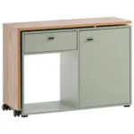 XXXLutz Lauterach - Ihr M&ouml;belhaus bei Bregenz Schreibtisch in Gr&uuml;n, Eichefarben