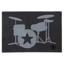 Kinderteppich 130/190 cm Rock Star