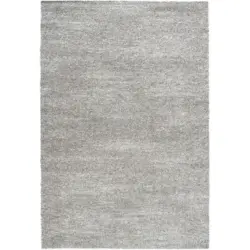 Webteppich 200/290 cm Mehari Grau, Hellgrau, Dunkelgrau