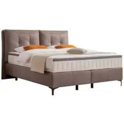 Boxspringbett 180/200 cm in Mokka