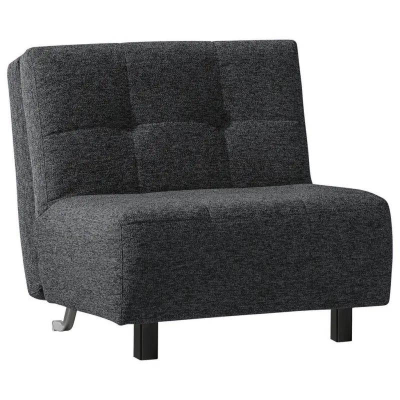 Schlafsessel Juice in Flachgewebe Dunkelgrau