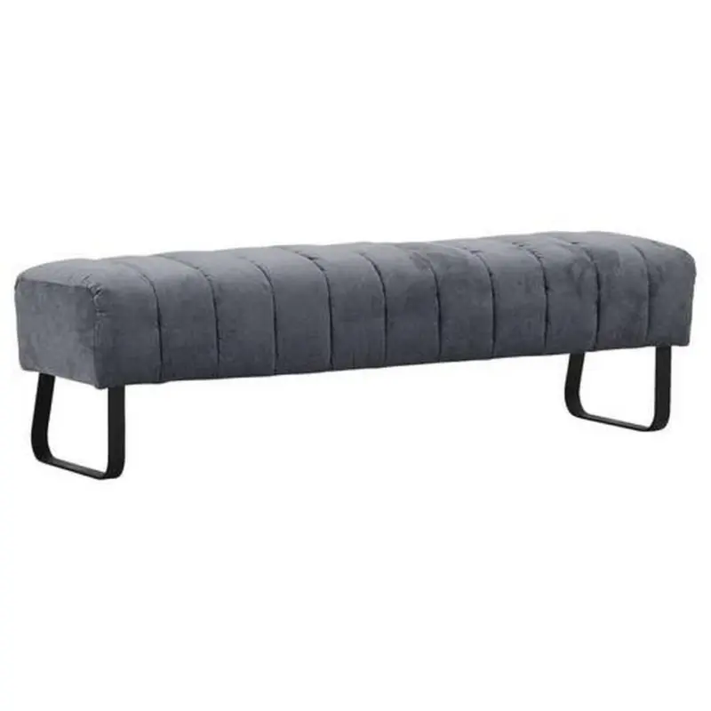 Sitzbank in Textil Dunkelgrau