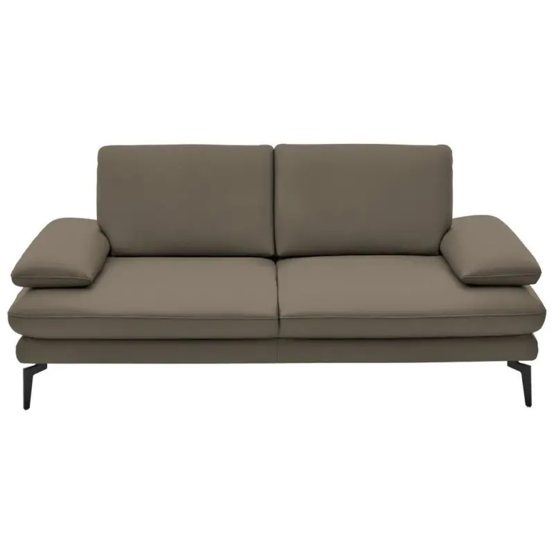 2,5-Sitzer in Echtleder Greige